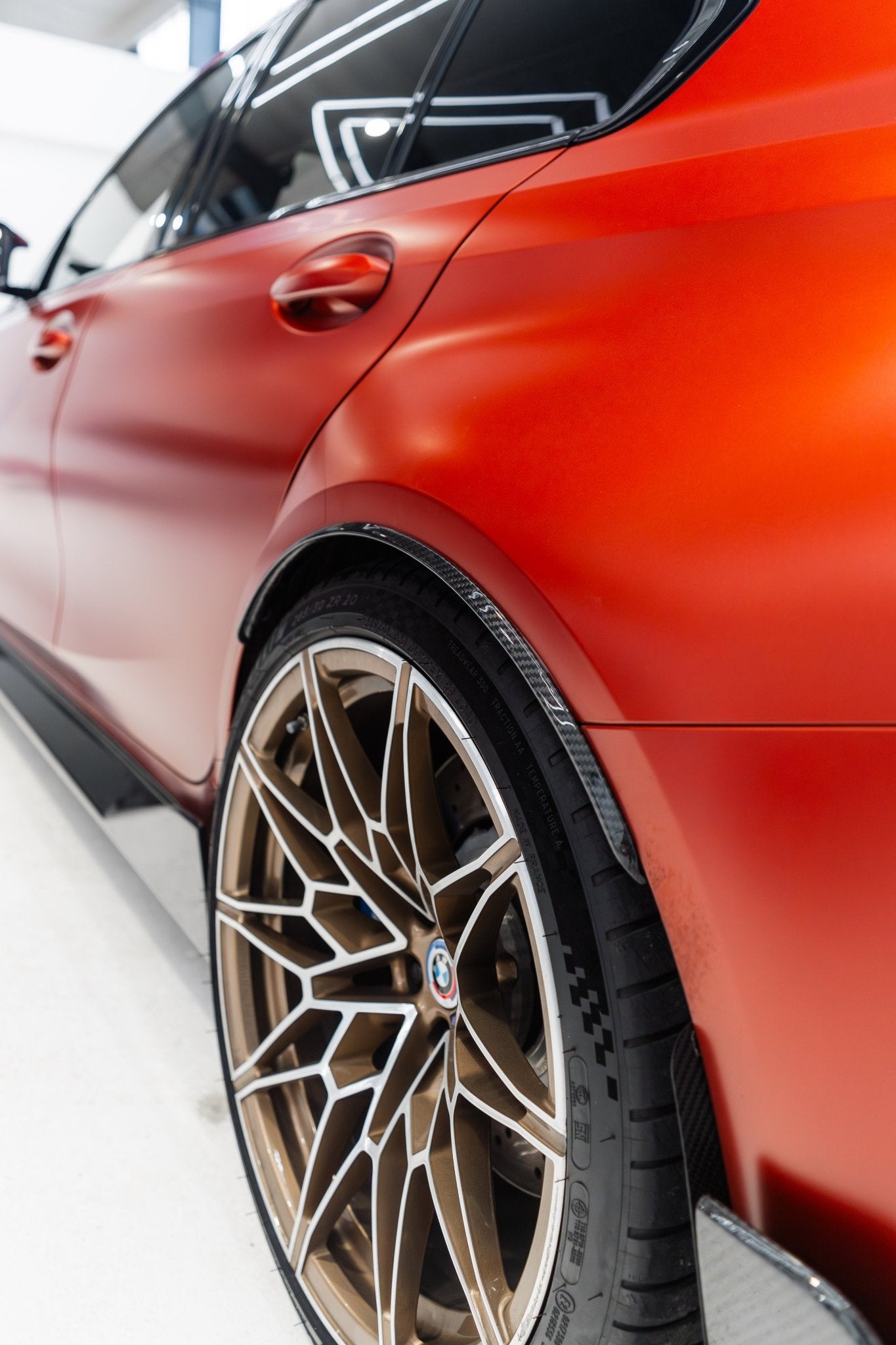 Yahua BMW M3 Saloon G80 & Touring G81 Pre-Preg Carbon Fibre Wheel Arch Extension Trims (2020+)