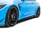 Yahua BMW M4 F82 F83 Pre-Preg Carbon Fibre Side Skirts (2014-2020)
