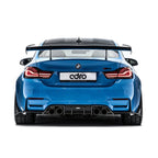 Yahua BMW M4 F82 Pre-Preg Carbon Fibre AT-R Swan Neck GT Rear Wing (2014-2020)
