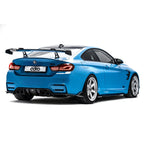 Yahua BMW M4 F82 Pre-Preg Carbon Fibre AT-R Swan Neck GT Rear Wing (2014-2020)