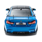 Yahua BMW M4 F82 Pre-Preg Carbon Fibre AT-R Swan Neck GT Rear Wing (2014-2020)