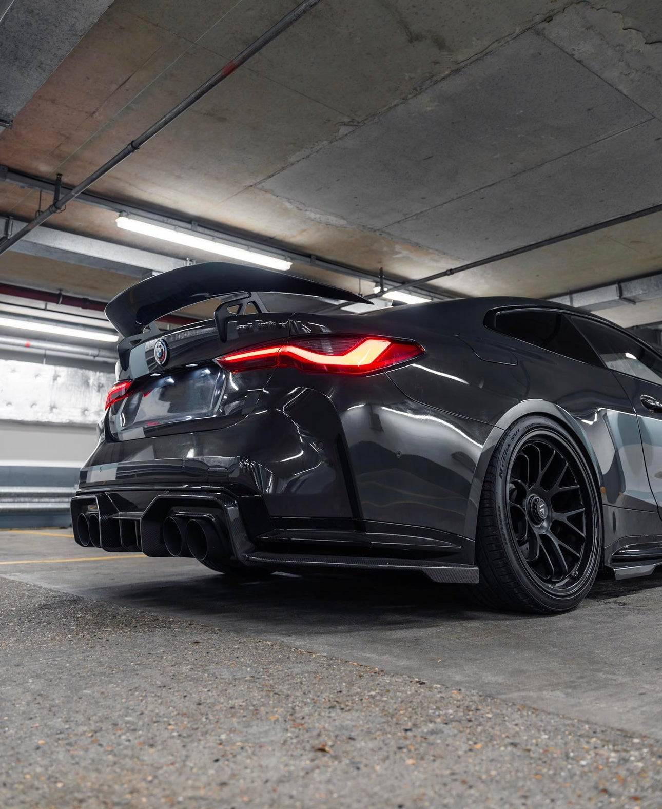 BMW M4 G82 Dry Carbon Fibre Swan Neck Rear Wing by Adro (2021+)