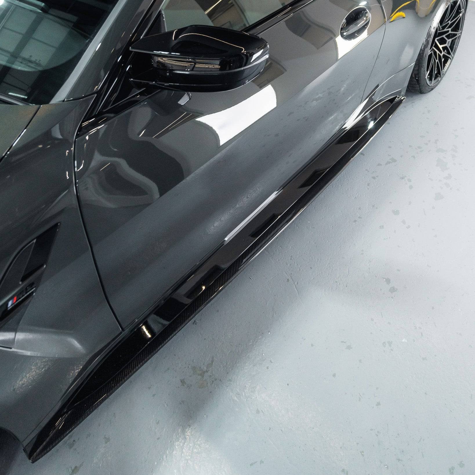 BMW M4 G82 G83 Pre-Preg Carbon Fibre PR-1 Side Skirts by TRE (2020+)