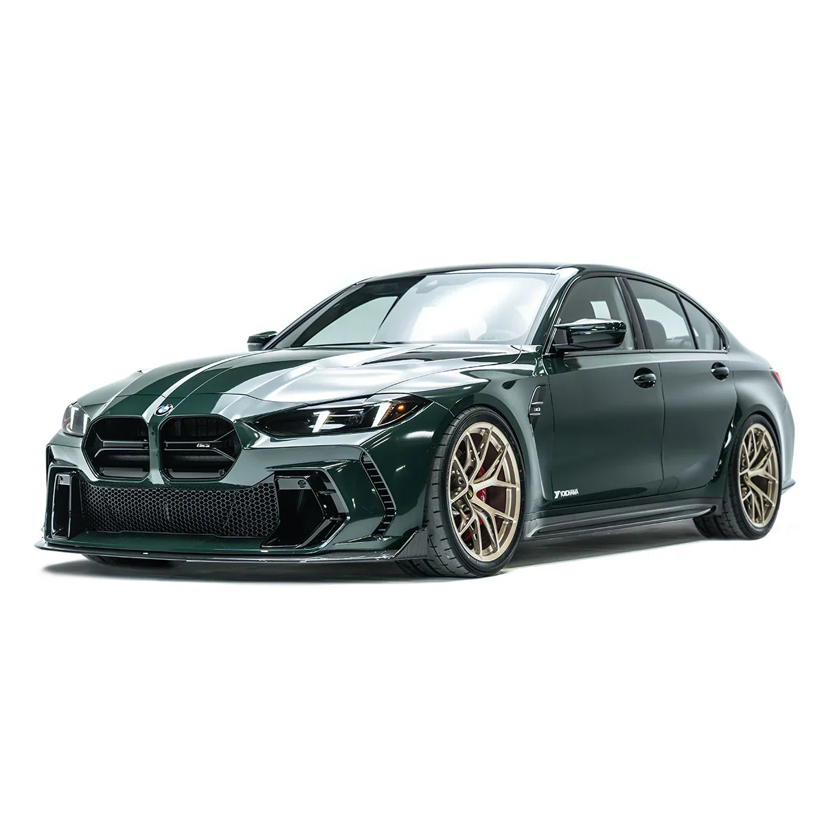Yahua BMW M3 G80 G81 & M4 G82 G83 Carbon Fibre Splitter for V2 Bumper (2021+)