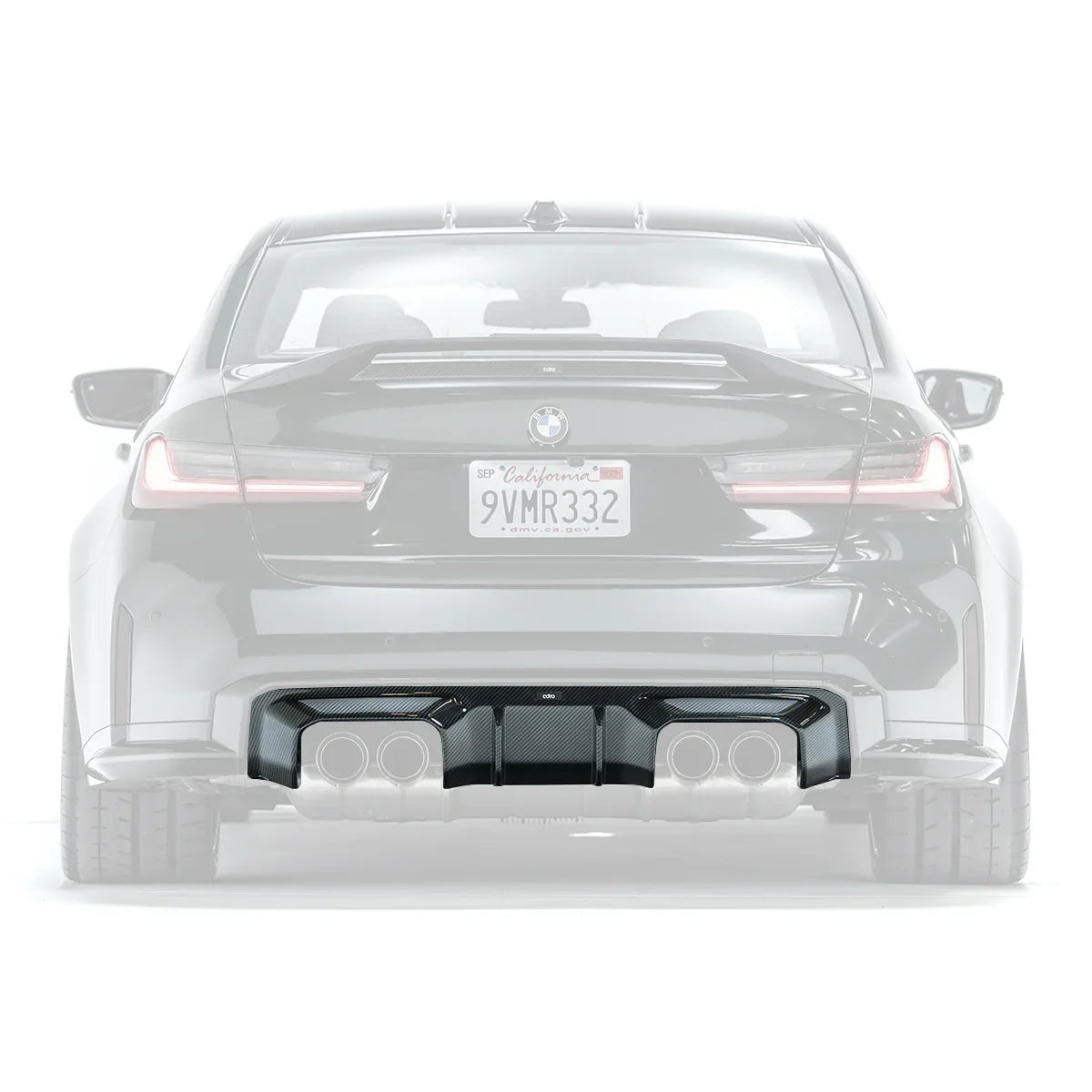 Yahua BMW M3 G80 G81 & M4 G82 G83 Pre-Preg Carbon Fibre Rear Diffuser V2 (2021+)