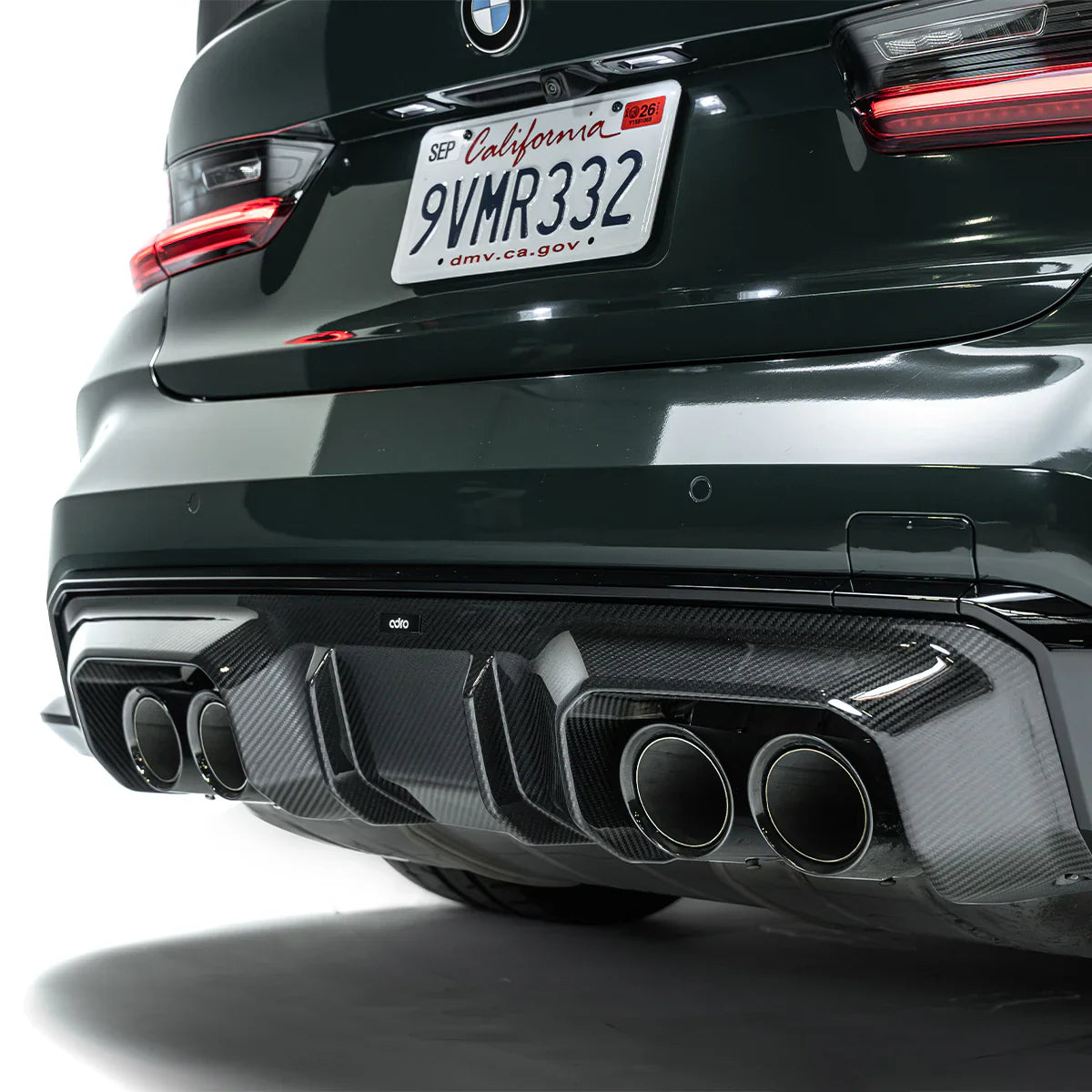 Yahua BMW M3 G80 G81 & M4 G82 G83 Pre-Preg Carbon Fibre Rear Diffuser V2 (2021+)