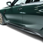 Yahua BMW M3 G80 G81 Pre-Preg Carbon Fibre Side Skirts V2 (2021+)