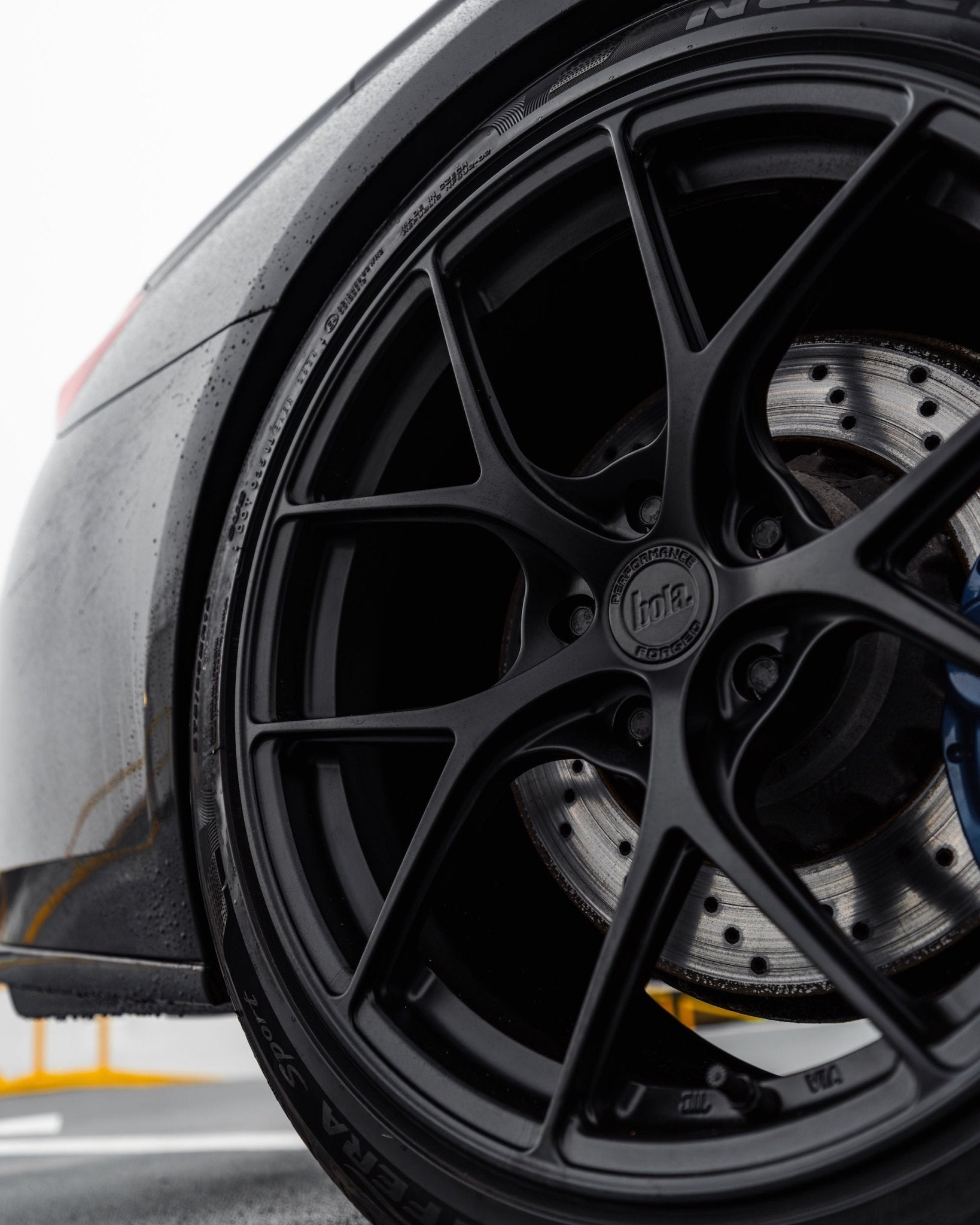 Bola FP2 Forged 19" Satin Black Wheels for BMW M2 F87, M3 F80, M4 F82