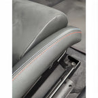 Cobra Nogaro Street GRP Seat - Black vinyl, black Dinamica centres with the M colour stitching - Full package - BMW F2x / F3x / F8x