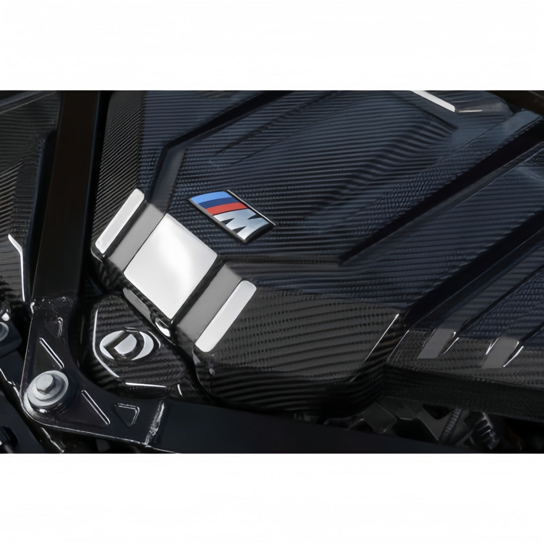 Yahua Gloss Carbon Fiber Engine Cover - M2/M3/M4 G8X