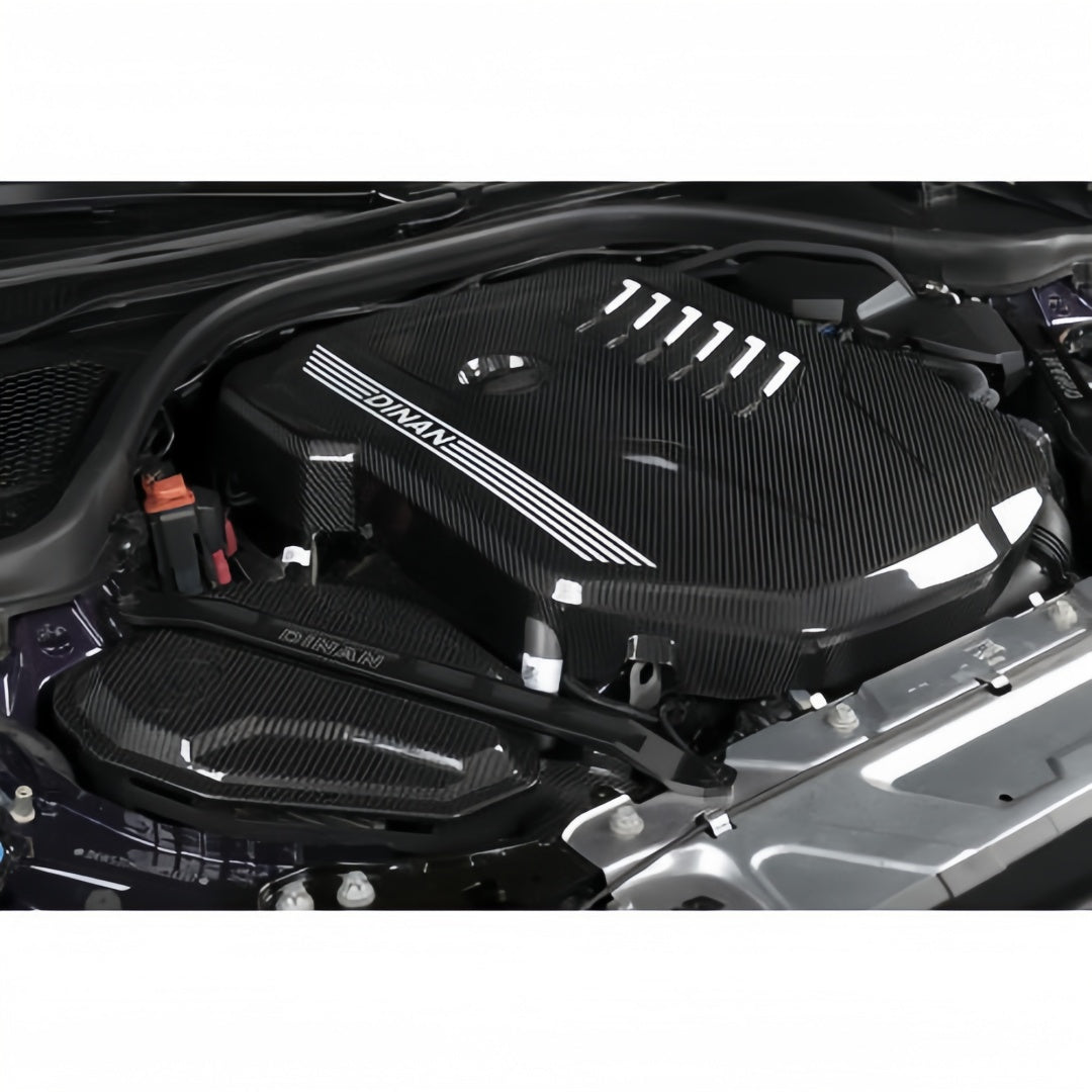 Yahua Gloss Carbon Fibre Engine Cover - B58D