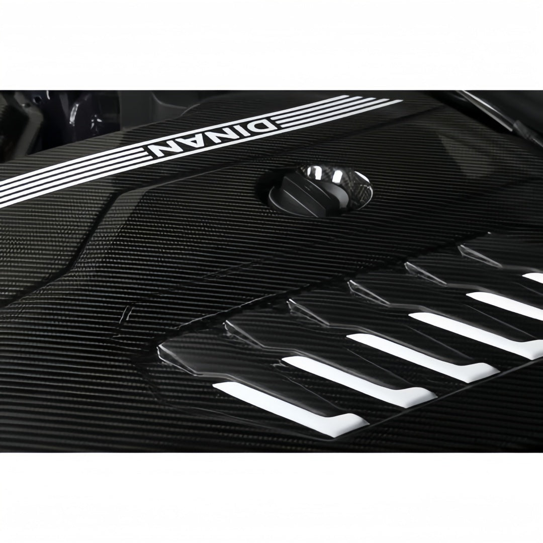 Yahua Gloss Carbon Fibre Engine Cover - B58D
