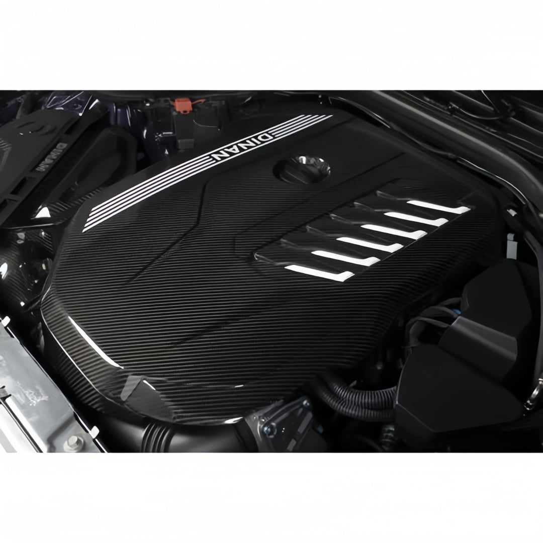 Yahua Gloss Carbon Fibre Engine Cover - B58D