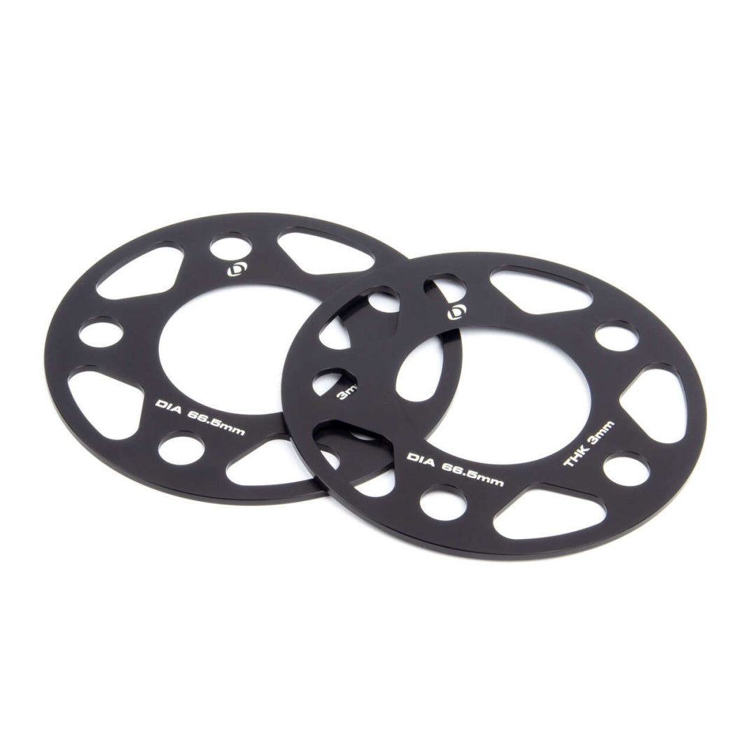 Yahua Hub-Centric Spacers; 5x112 - 66.5mm CB - 3mm Thick