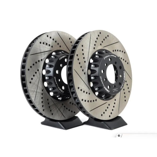 ECS Tuning 2-Piece Lightweight Front Brake Rotors Pair (374x36) - M5 M6 E60/E63/E64