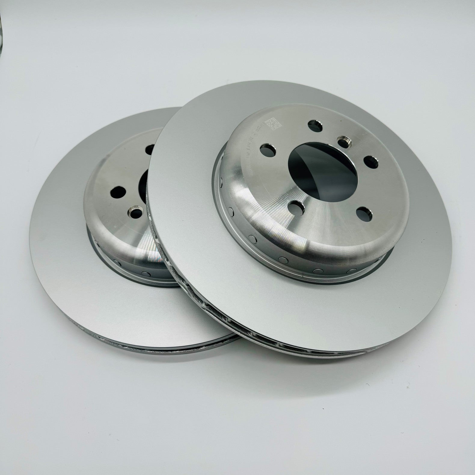 BMW GENUINE 2 PIECE REAR BRAKE DISCS (PAIR) - F3X - 345MM - MSPORT BRAKES (BLUE CALIPERS)