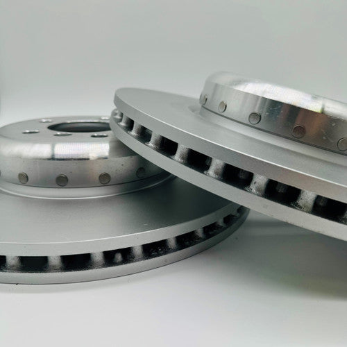 BMW GENUINE 2 PIECE FRONT BRAKE DISCS (PAIR) - F3X - 370MM - MSPORT BRAKES (BLUE CALIPERS)