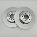 BMW GENUINE 2 PIECE FRONT BRAKE DISCS (PAIR) - F3X - 370MM - MSPORT BRAKES (BLUE CALIPERS)