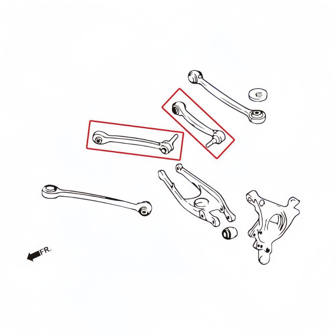 Hardrace Adj. Camber / Toe / Caster Arm - Bmw M3 F80 M4 F82 Rear Front Upper Arm (Pillow Ball) 2Pcs/Set Camber Function