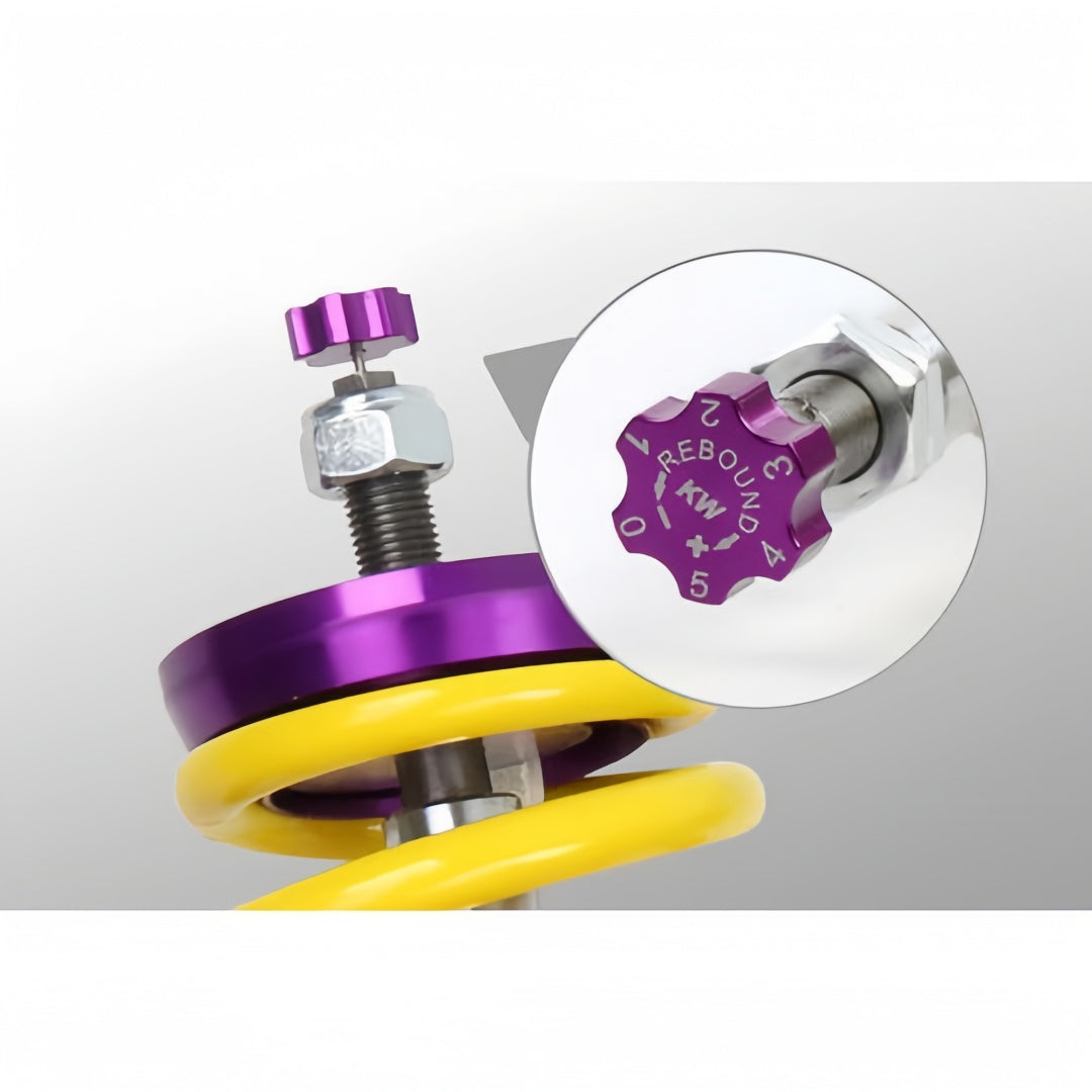 KW Street Comfort Coilovers - 4-series (F32, F33, F36); (3C) Gran coupe; 4WD without electronic dampers 03/14- max. allowed axle weight in kg Front:  1001-1090