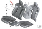 Yahua M-Style Black Model Seat Badges for BMW M4 (2014-2020, F82)