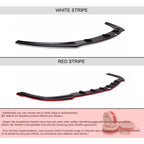 Yahua Gloss Black Central Rear Splitter BMW 5 F11 M-Pack - Without Vertical Bars (Fits Two Single Exhaust Ends)