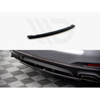 Yahua Gloss Black Central Rear Splitter BMW 5 G30 Facelift M-Pack (2020-)