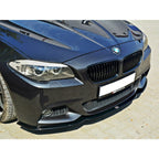 Yahua Gloss Black Front Splitter V.2 BMW 5 F10/F11 M-Sport (2011-2016)
