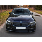 Yahua Gloss Black Front Splitter V.2 BMW 5 G30 / G31 M-Sport (2017-2020)