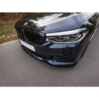 Yahua Gloss Black Front Splitter V.2 BMW 5 G30 / G31 M-Sport (2017-2020)