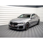 Yahua Gloss Black Front Splitter V1 BMW 5 G30 Facelift M-Pack (2020-)