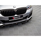 Yahua Gloss Black Front Splitter V1 BMW 5 G30 Facelift M-Pack (2020-)