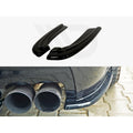Yahua Gloss Black Rear Side Splitters BMW 5 F11 M-Pack (Fits Two Double Exhaust Ends)