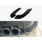 Yahua Gloss Black Rear Side Splitters BMW 5 F11 M-Pack (Fits Two Double Exhaust Ends)