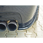 Yahua Gloss Black Rear Side Splitters BMW 5 F11 M-Pack (Fits Two Double Exhaust Ends)
