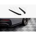 Yahua Gloss Black Rear Side Splitters BMW 5 G30 Facelift M-Pack (2020-)
