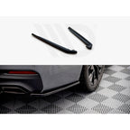 Yahua Gloss Black Rear Side Splitters BMW 5 G30 Facelift M-Pack (2020-)