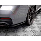 Yahua Gloss Black Rear Side Splitters BMW 5 G30 Facelift M-Pack (2020-)