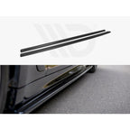 Yahua Gloss Black Side Skirts Splitters BMW 5 G30/ G31 M-Sport (2017-Up)