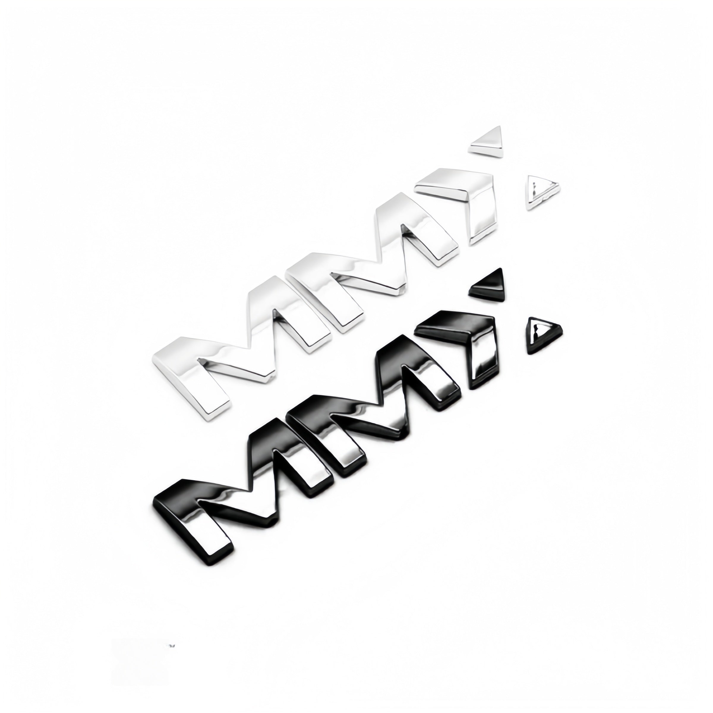 MMX Vehicle Badge Chrome