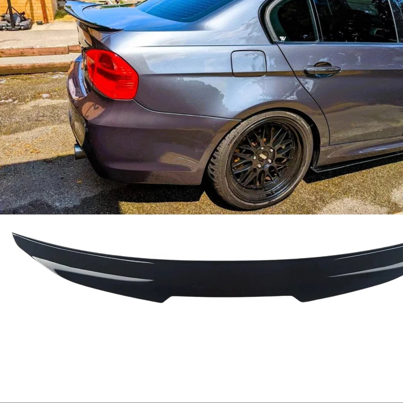High Kick Carbon Rear Spoiler For BMW M3 E46 2000-2006 | KW | TUV Certified