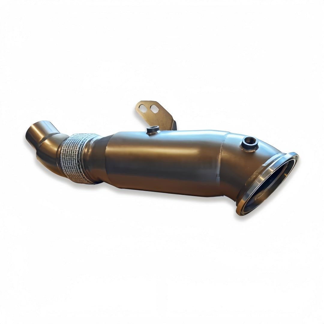 SLN BMW B58 Super 5inch Ceramic Coated Decat Downpipe M140i M240i 240i 440i F Series