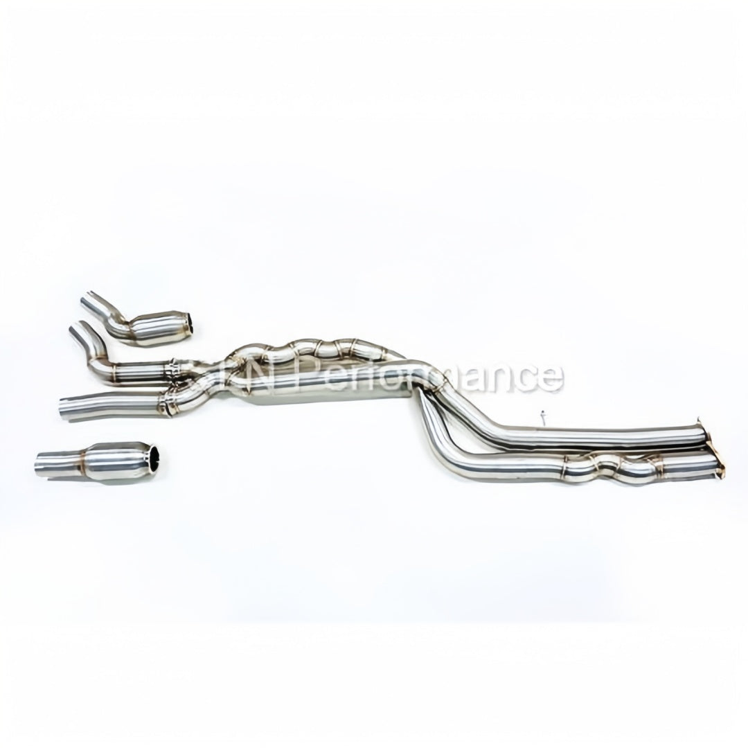 SLN S55 M3 M4 Equal Length Mid Pipe with Under-Brace