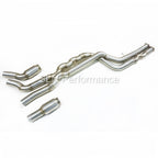 SLN S55 M3 M4 Equal Length Mid Pipe with Under-Brace