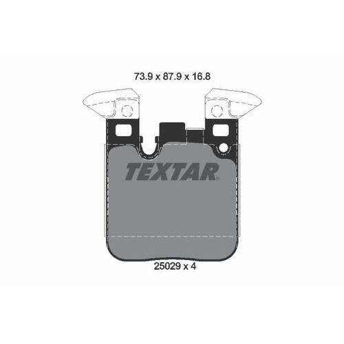 Textar Rear M3/M4 - 2502901 Brake pad set